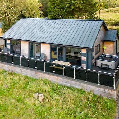 New Build Lodge With Stunning Views Of Loch Awe Hayfield  Exteriör bild