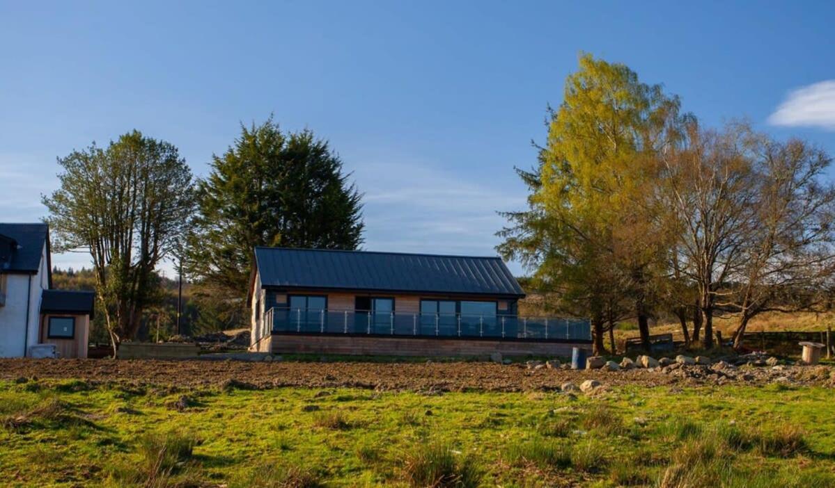 New Build Lodge With Stunning Views Of Loch Awe Hayfield  Exteriör bild