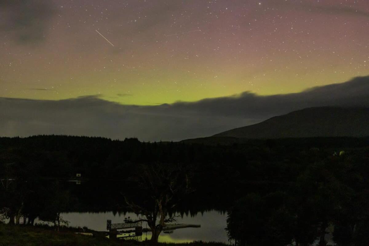 New Build Lodge With Stunning Views Of Loch Awe Hayfield  Exteriör bild