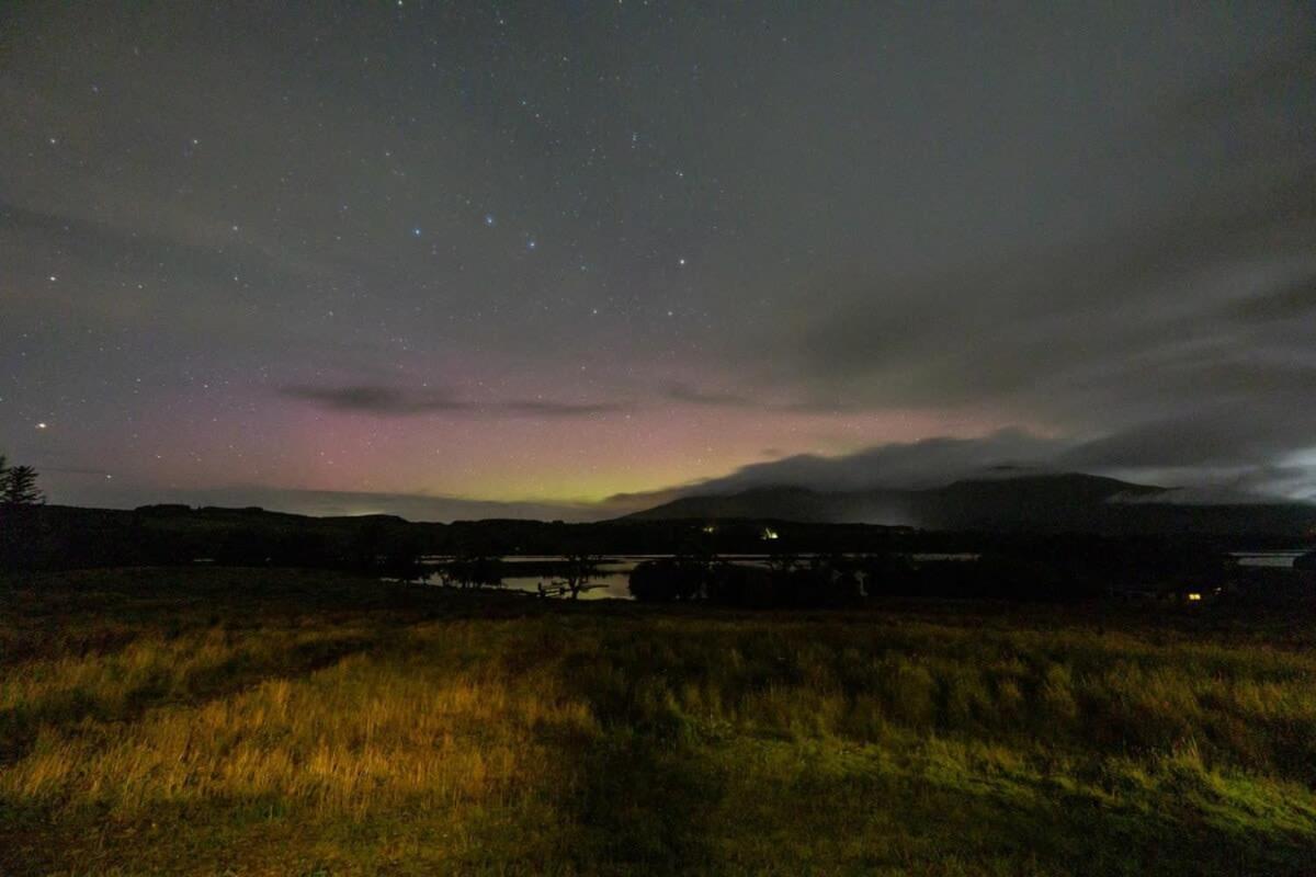 New Build Lodge With Stunning Views Of Loch Awe Hayfield  Exteriör bild