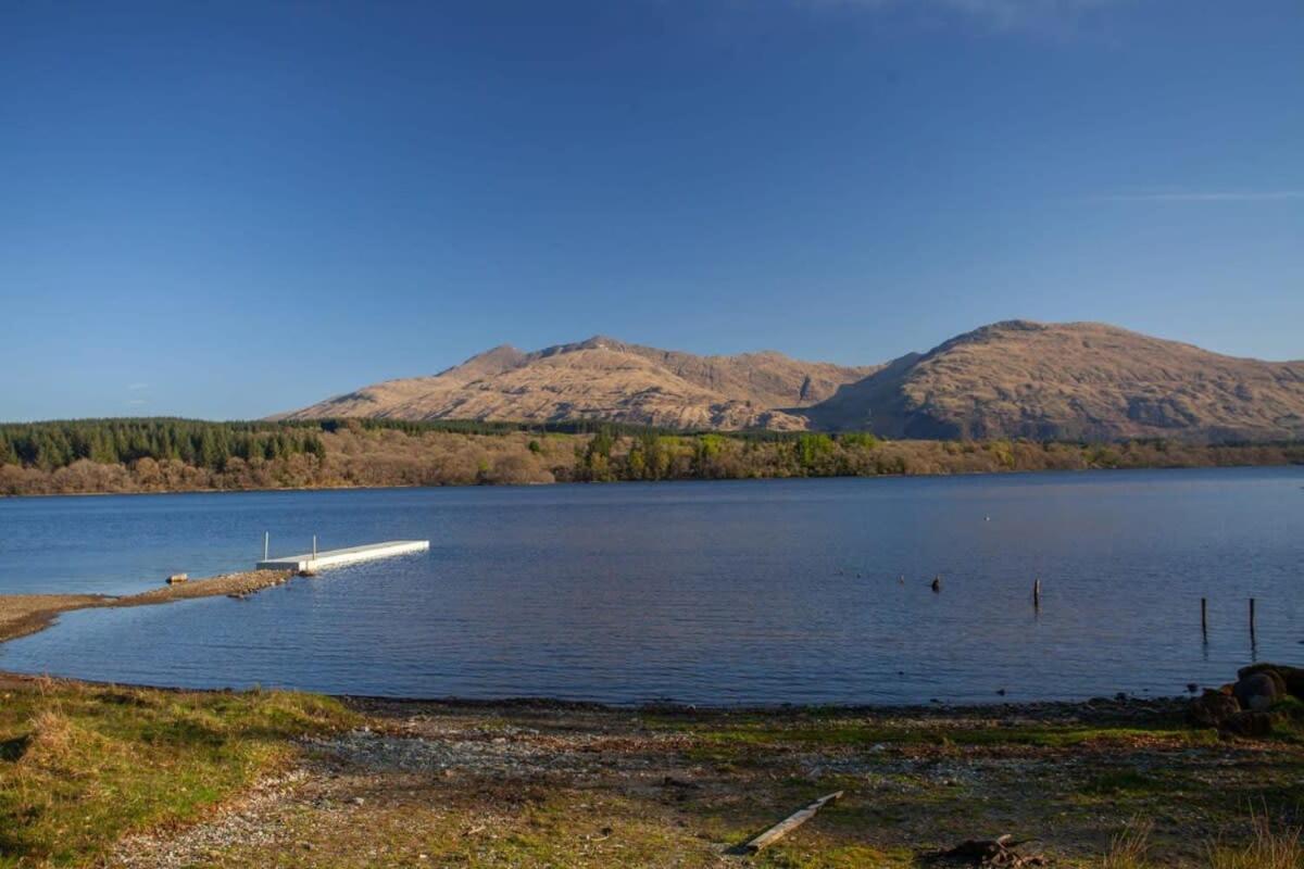 New Build Lodge With Stunning Views Of Loch Awe Hayfield  Exteriör bild