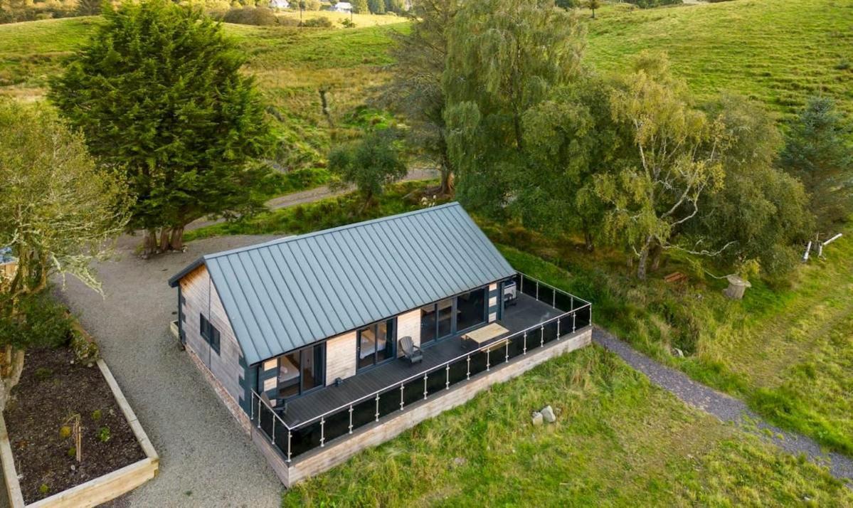 New Build Lodge With Stunning Views Of Loch Awe Hayfield  Exteriör bild