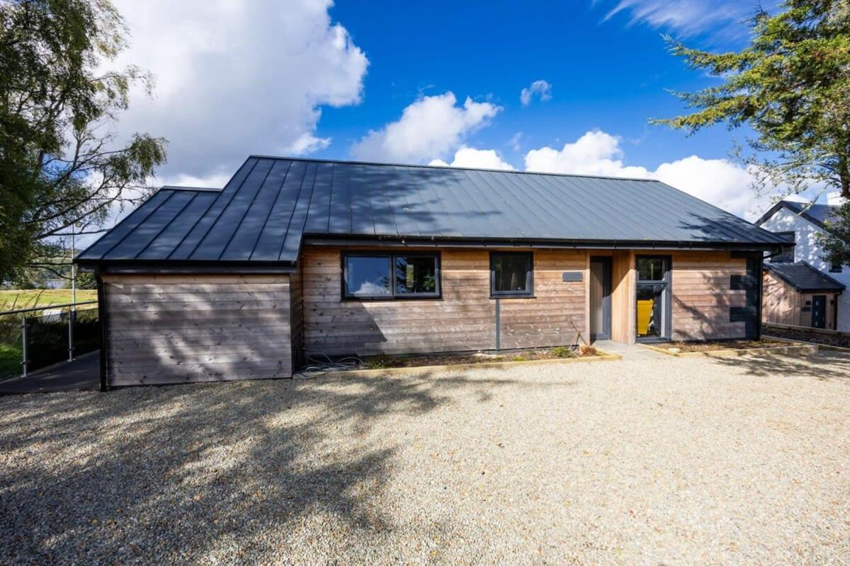 New Build Lodge With Stunning Views Of Loch Awe Hayfield  Exteriör bild