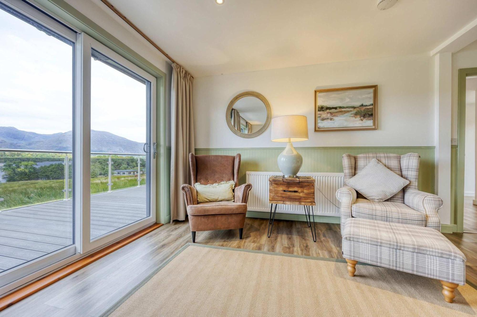 New Build Lodge With Stunning Views Of Loch Awe Hayfield  Exteriör bild