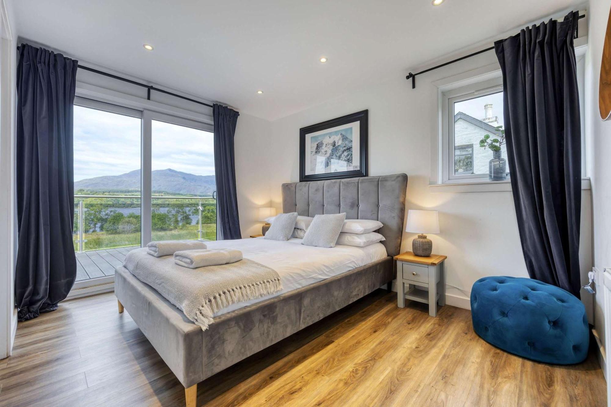 New Build Lodge With Stunning Views Of Loch Awe Hayfield  Exteriör bild